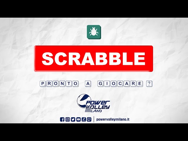 Welcome to Milano, pronto a giocare a Scrabble - Powervolley?