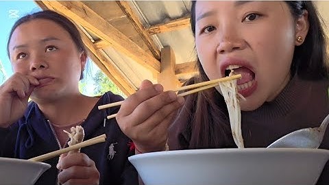 Today we are finally eating.