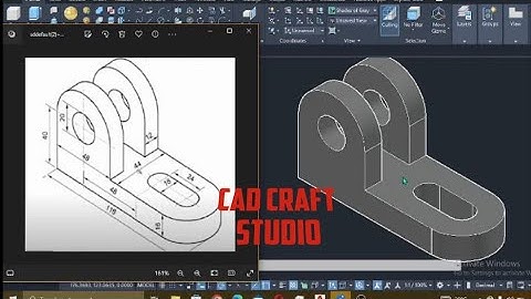 Easy AutoCAD 3D Tutorial for Beginners | Simple U-Bracket Modeling Step by Step