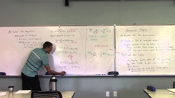Section 7.6 (Blitzer Introductory Algebra 6th Ed) - Solving Rational Equations