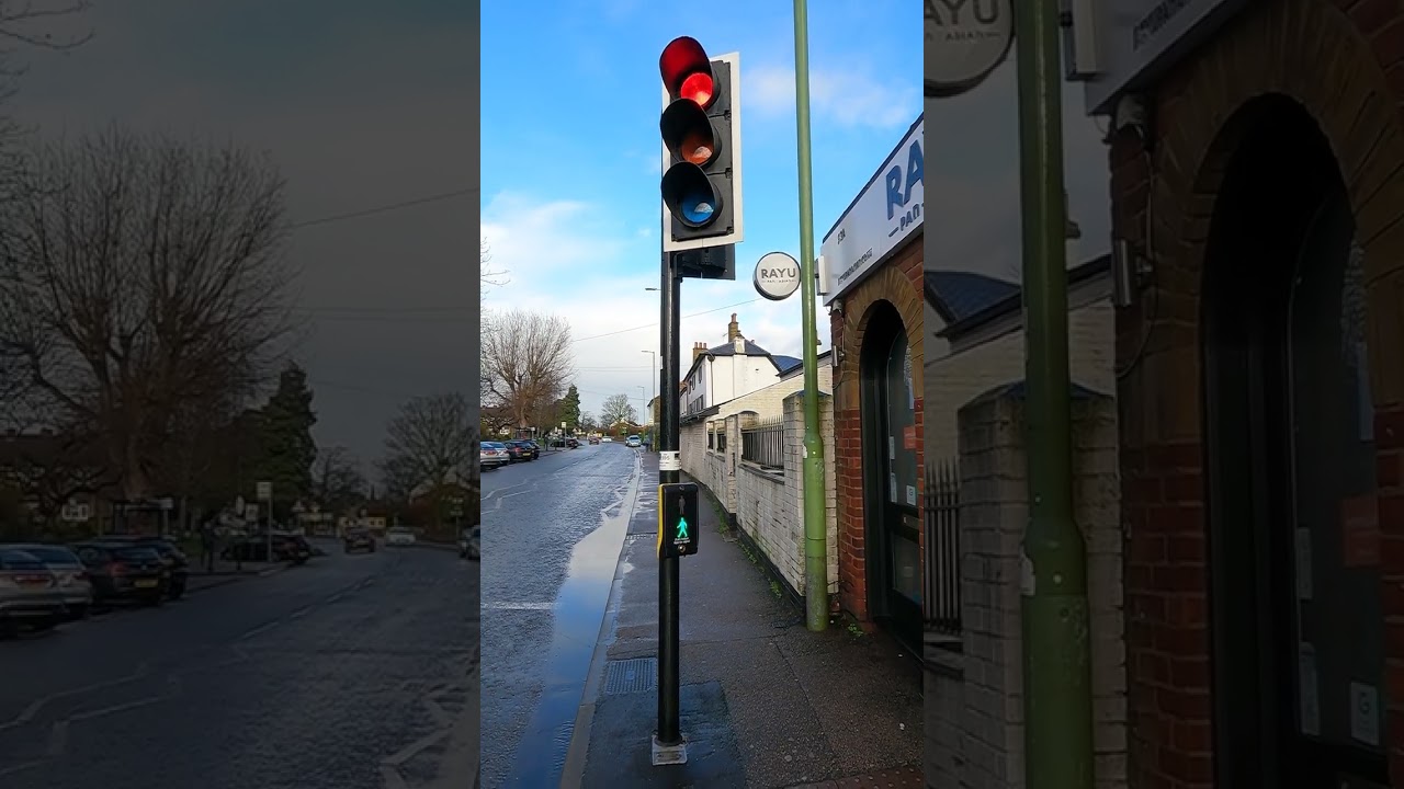 Broxbourne: High Road A1170, PEEK TLED Traffic Lights Puffin Crossing