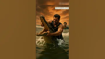 Salmon Khan Saves Life Of Abhishek Bacchan With Crocodile Shorts Salmon 