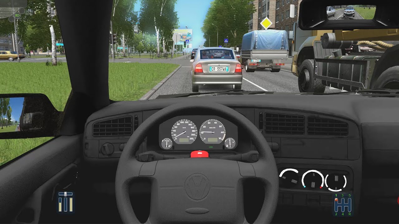 City car driving volkswagen City car driving volkswagen