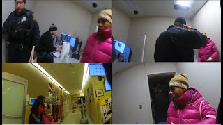 Wanted felon charged with escape, body cam footage shows moments before she fled from police.