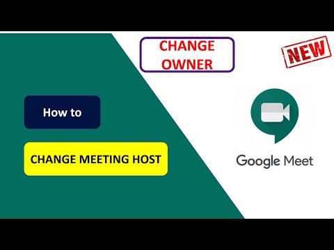 Video how to change the ownership of a meeting link | change... - youtube