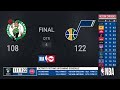 Celtics @ Jazz | NBA on TNT Live Scoreboard