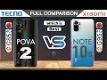 Tecno Pova 2 VS Redmi Note 10s All Comparison | Which is Best