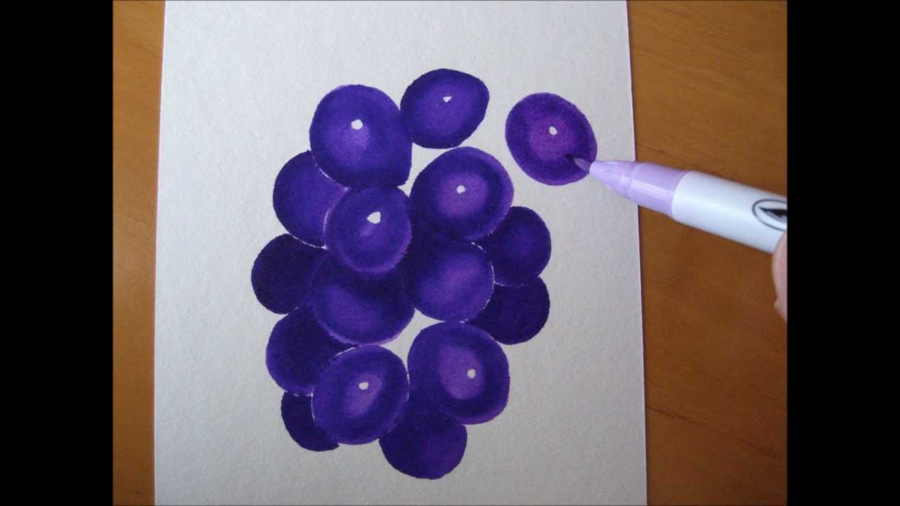 ぶどう狩りに出かけて農園で絵やイラストを書いてみよう 調整さん