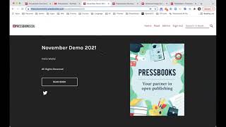 Getting Started with Pressbooks
