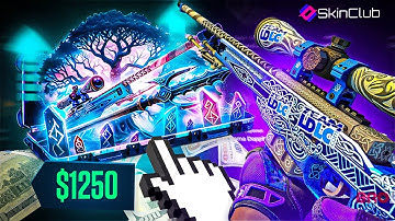 INSANE AWP GUNGNIR PULL on SKINCLUB! crazy session?...