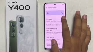 Vivo Y400: How to Turn off Developer options