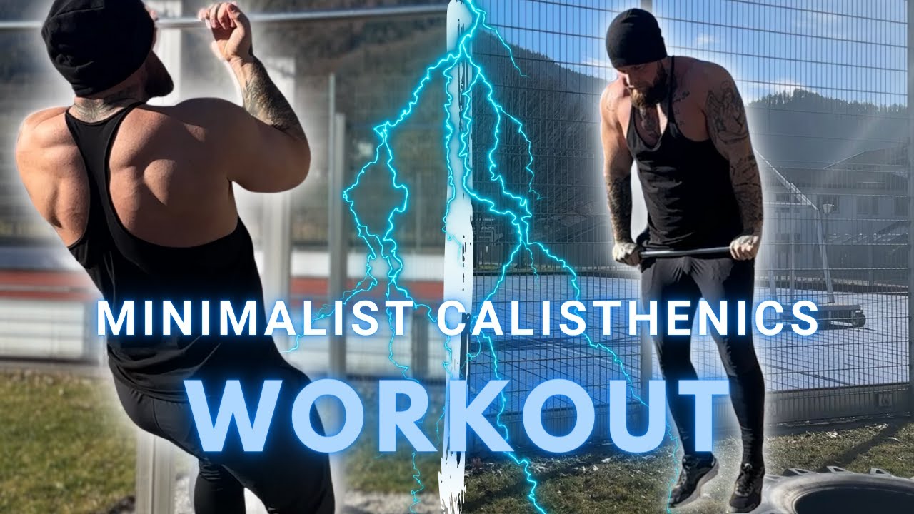 Minimalist Calisthenics Workout | Muscle Up Progress | Post Workout Meal - YouTube