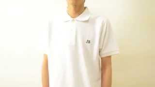 （OPポロシャツ）JB Clothing オリジナルロゴ ワンポイント刺繍 半袖ポロシャツ ジーンズバグ 英字 シンプル アメカジ メンズ 大きいサイズ OPPL-JB mv151
