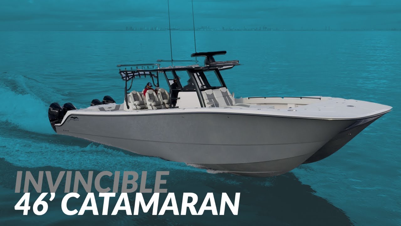 invincible 46 catamaran test