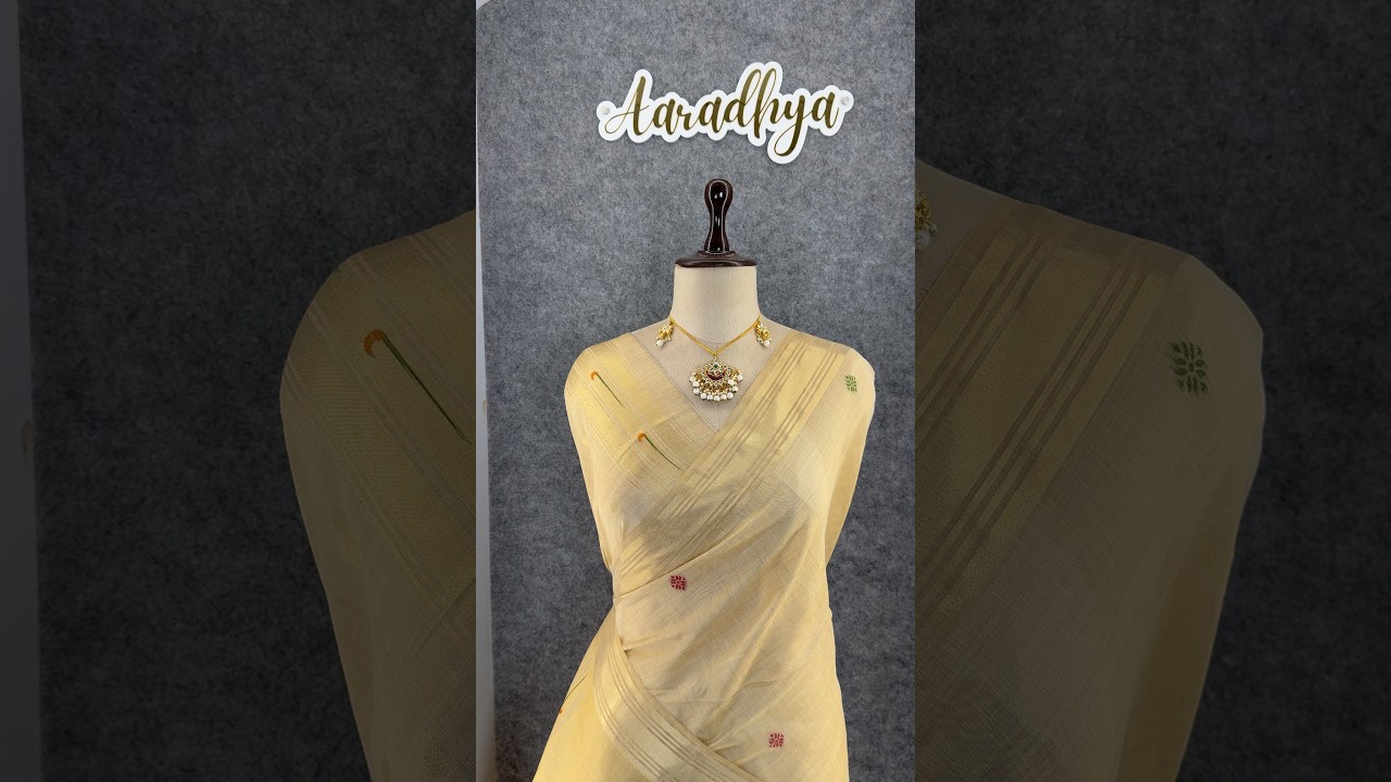 Soft Muga Cotton Classic Paithani Saree