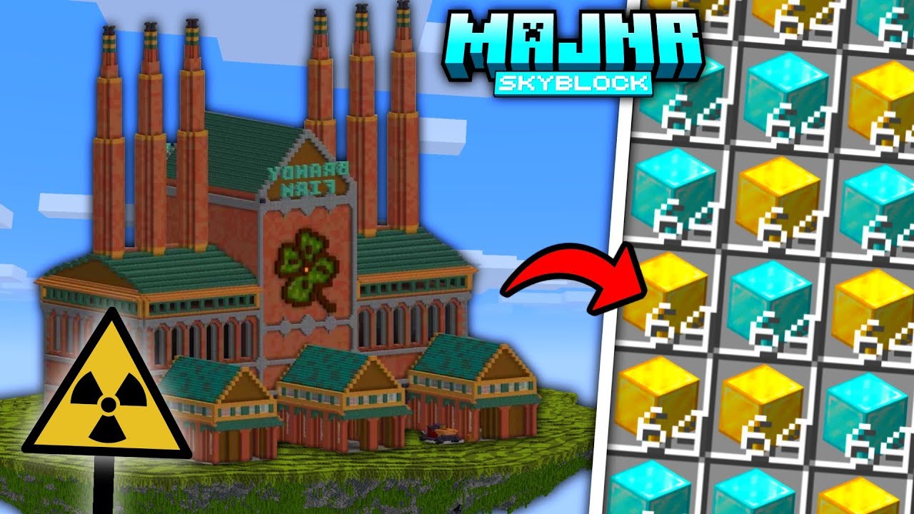 Vybudoval jsem TOVÁRNU na MAJNR SKYBLOCK...