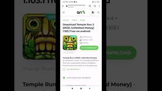 How To Hack Temple Run 2 | Unlimited Coins And Characters #shorts #shortsvideo #youtubeshorts screenshot 1