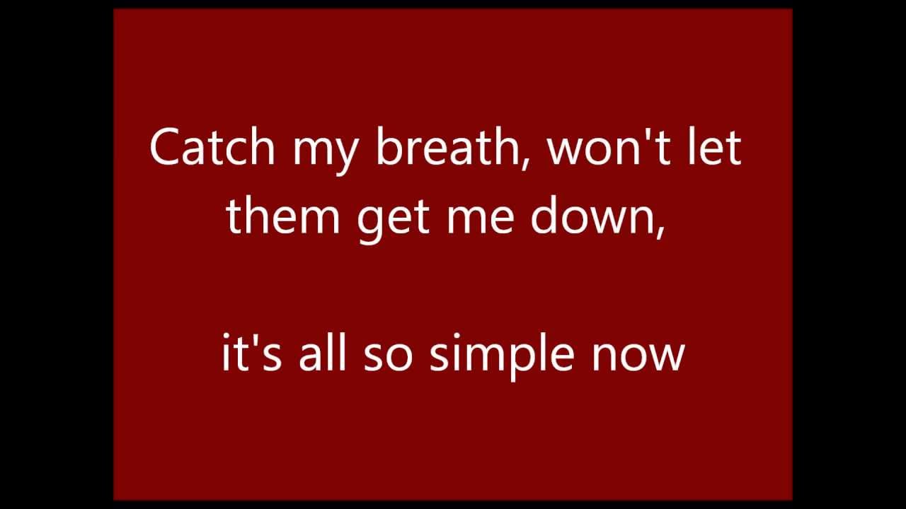 Catch My Breath Cover video lyrics (Alex Goot & Against The Current