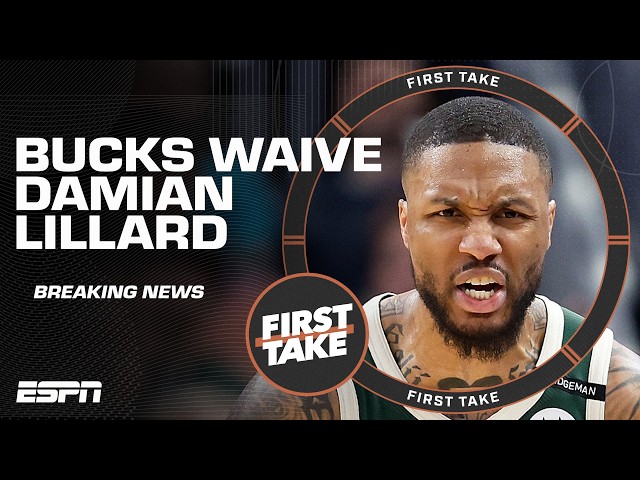 BREAKING 🚨 Milwaukee Bucks WAIVE Dame Lillard to acquire Myles Turner REACTION 🤯 | First Take
