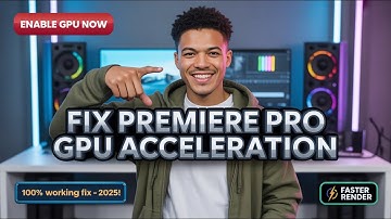 Premiere Pro maakt geen gebruik van GPU-versnelling 2025 | Hoe schakel ik GPU-versnelling in voor...