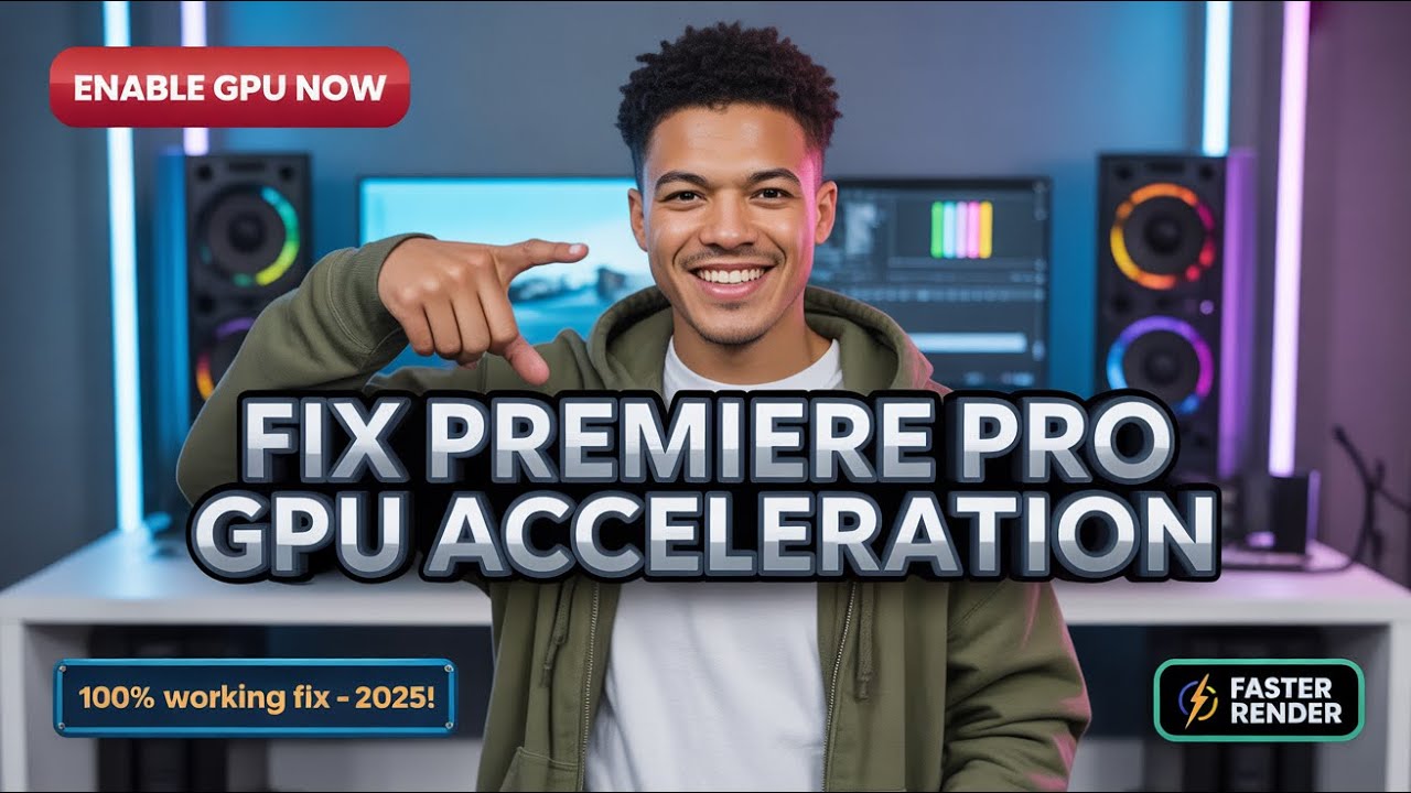 Fix Premiere Pro not using GPU acceleration 2025 | How to enable GPU ...