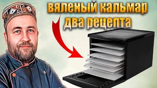 Вяленый кальмар  Два рецепта и эксперимент  Всё как вы любите дегидратор RAWMID Classic RCD 06