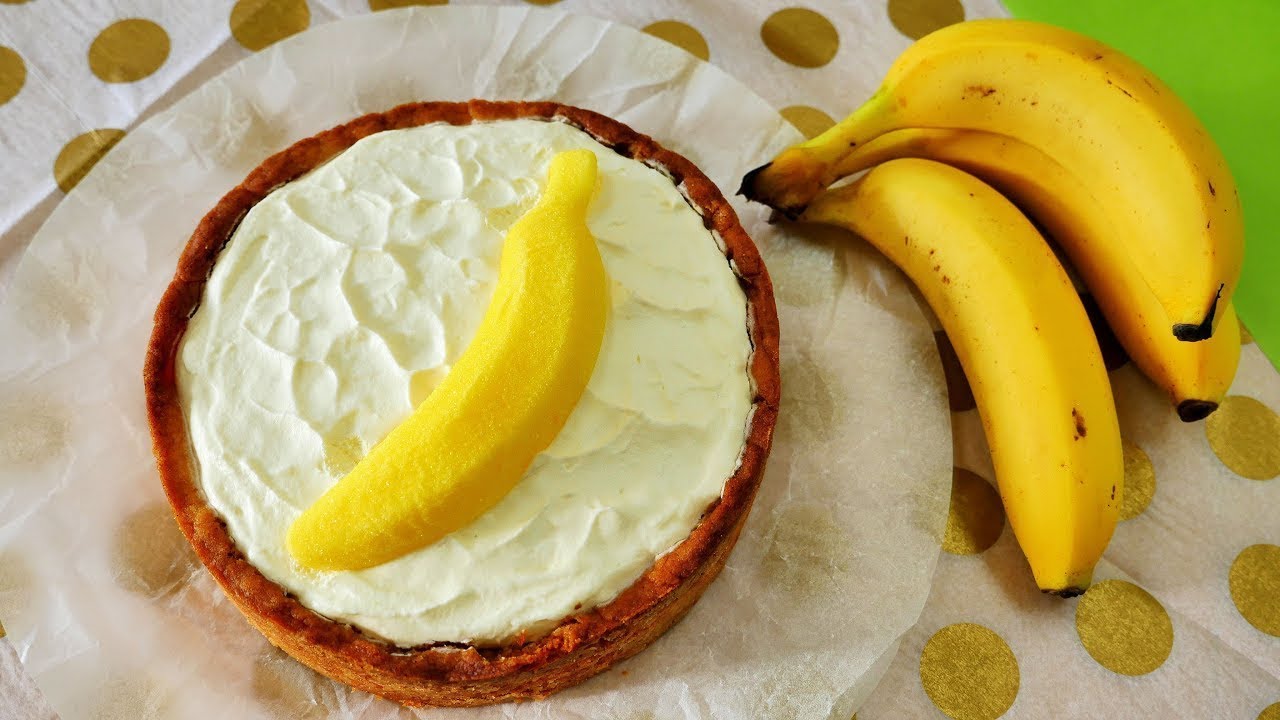 Banana Tart - with secret hidden flavor バナナタルト マヨネーズ味を探さないで | MosoGourmet 妄想グルメ