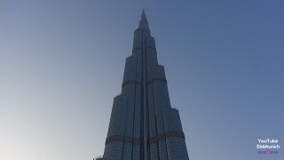 VAE Dubai Burj Khalifa 124 Stockwerke in 1 Minute At The Top برج خليفة  Burj Dubai turm der Welt