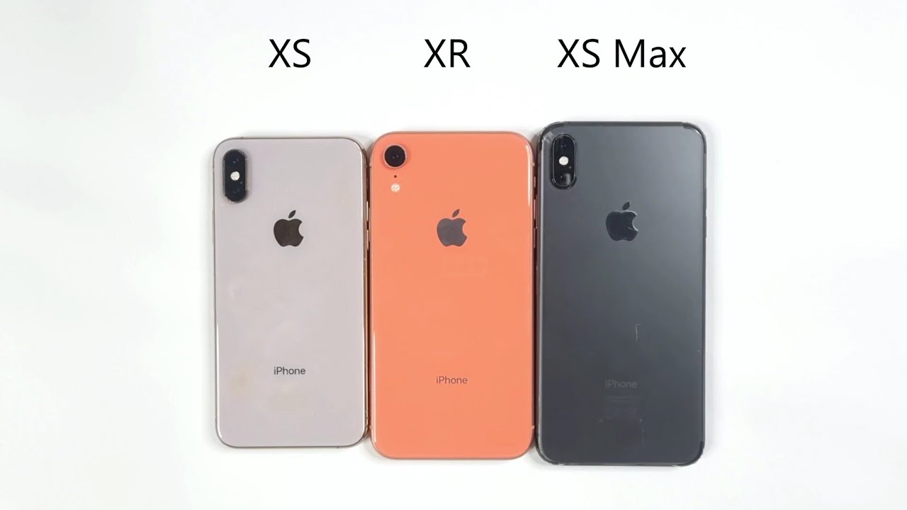 iPhone Xs vs XR vs Xs Max - SPEED TEST! - YouTube