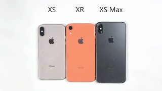 iPhone Xs vs XR vs Xs Max - SPEED TEST!
