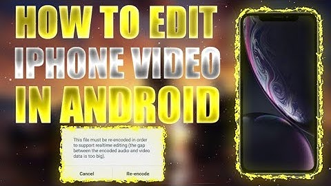 How To Edit IPHONE PUBG Videos In Android (Kinemaster Reencode Problem 100% Solved)Un supported file