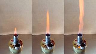the SIMPLEST adjustable alcohol stove
