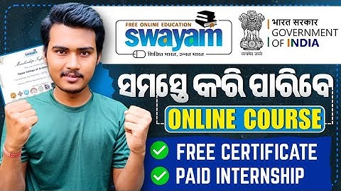 1000+ FREE Online Courses with Certificate | Government online courses and Internship 2025