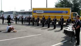 Blue Devils B Drumline In The Lot (8/8/09) -- Part 2