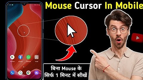 Mobile Me Computer Jaisa Arrow Kaise lagaye | How to Use Cursor in Mobile | Mouse Cursor Point !!