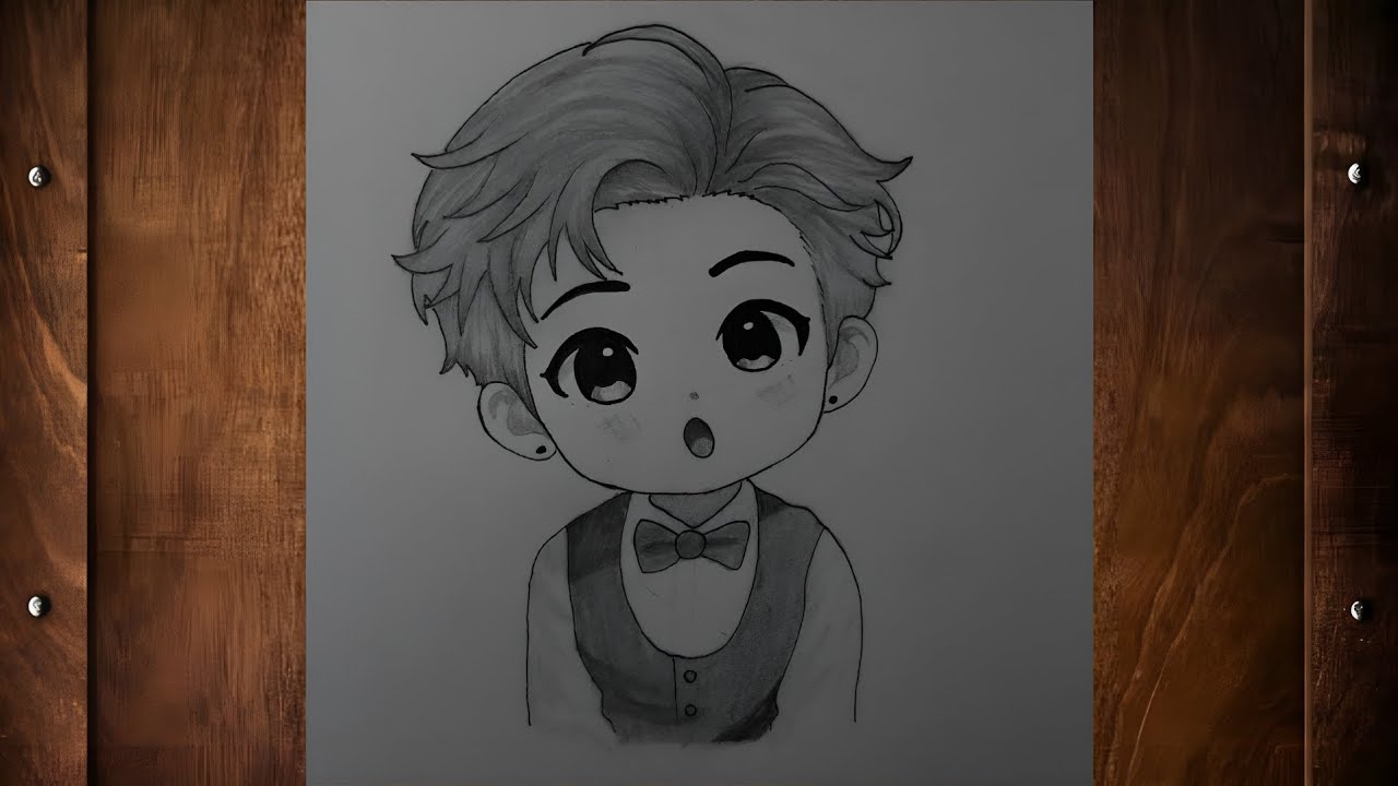 Learn How to Draw a Cute Chibi Boy Fast! Step by Step Tutorial - YouTube