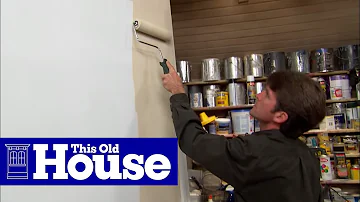 How to Choose and Use a Paint Roller | This Old House