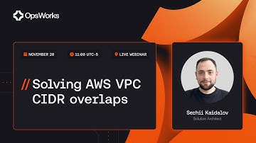 How to solve AWS VPC CIDR overlaps | Live