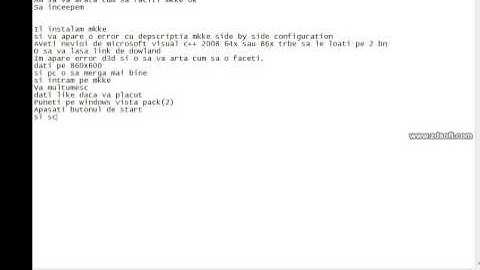cum sa faci error mkke side by side configuration