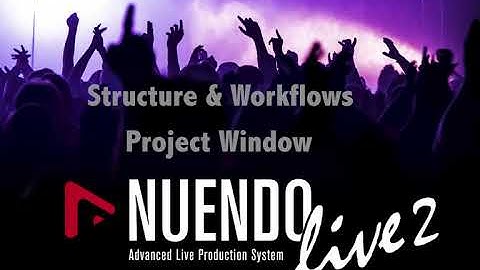 Nuendo Live 2 Master Class: 3. Project Window : Info Line & Track section