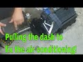 Dodge Ram dash and A/C evaporator removal