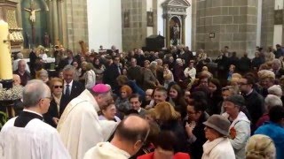 Entrada de Mons. De las Heras en Ferrol: Saludo de los diocesanos