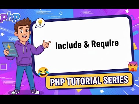 PHP include vs require – How to Include Files in PHP (Lesson 34, 2026)