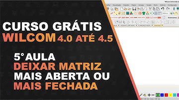 CURSO GRÁTIS WILCOM 4.0 A 4.5 | AULA 05 DEIXAR MATRIZ MAIS LEVE OU FECHADA