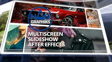 Multiscreen slideshow Nag graphiks No plugin After effects Project 25