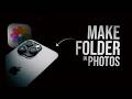 How to Make Folder in iPhone Photos Album (tutorial)