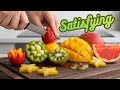 Satisfying Video | Cutting Fruits and Vegetables Cutting ASMR