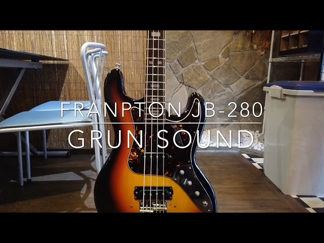 GRUN SOUND商品紹介No.5】Franpton JB-280 - YouTube