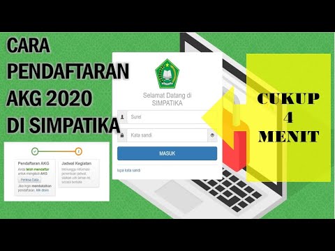 CUKUP 4 MENIT CARA DAFTAR AKG DI SIMPATIKA KEMENAG