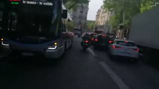 Belgian ambulance in PARIS   Children's Hospital SAMU   Emergency   French Police Escort   RIDE POV